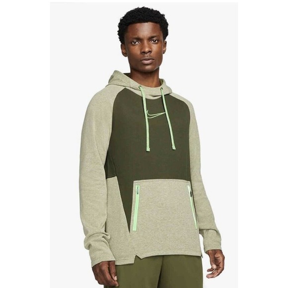 Nike Therma-Fit Training Hoodie Sweatshirt Green Mens Size XL X-Large DD2112-326 - Picture 6 of 6